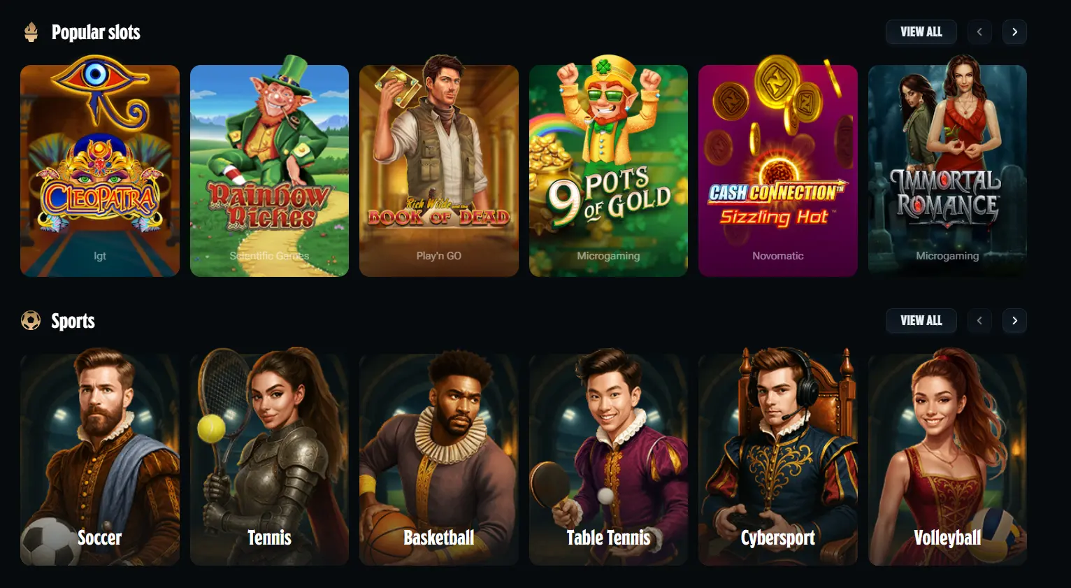 Kingdom Casino Games